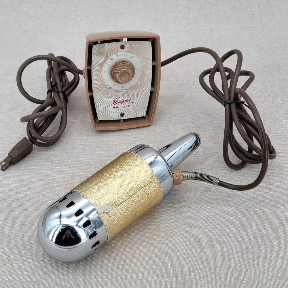 Vintage Niagara Hand Unit Cyclo-Massage Action Model #11 Vibrating Tested Works!